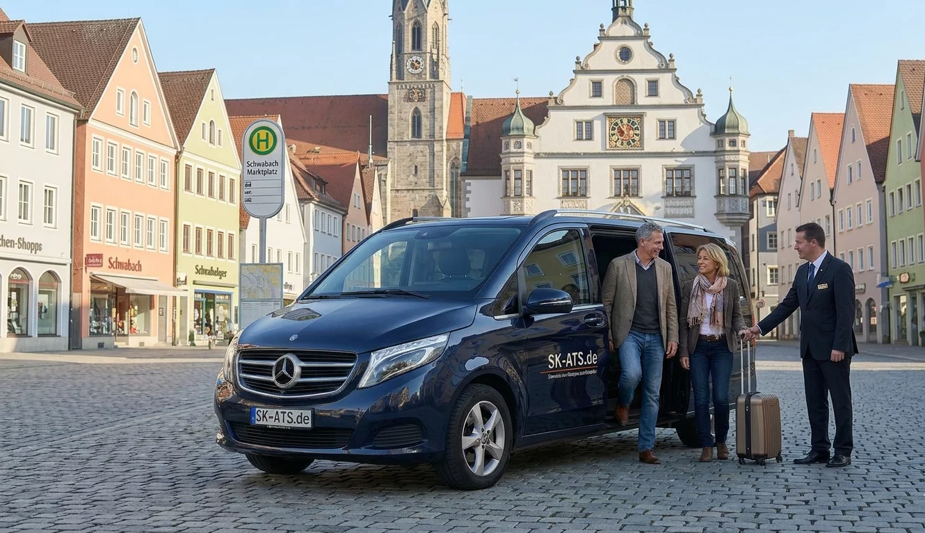 Privattransfer Schwabach ab Augsburg